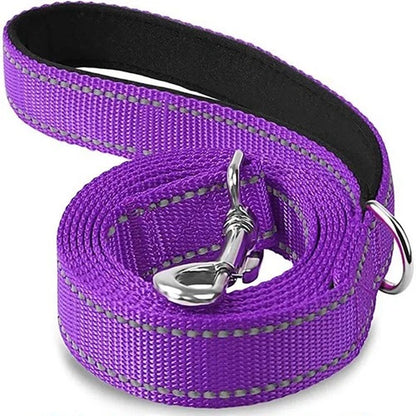 Cat Dog Harness Lead Reflective Leash Rope Pet Walking Training Strap 1.2–1.8M