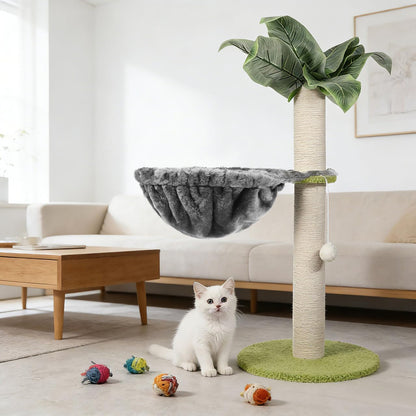 Cat Tree Hammock Replacement Large Deep Basket Cat Tree Hanging Basket with Soft Fabric Indoor Accessory for Resting Napping and Play