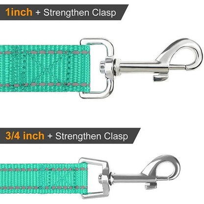 Cat Dog Harness Lead Reflective Leash Rope Pet Walking Training Strap 1.2–1.8M