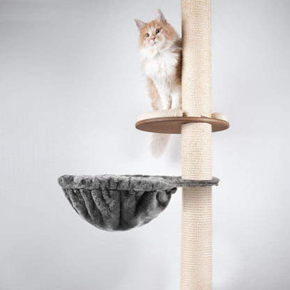Cat Tree Hammock Replacement Large Deep Basket Cat Tree Hanging Basket with Soft Fabric Indoor Accessory for Resting Napping and Play