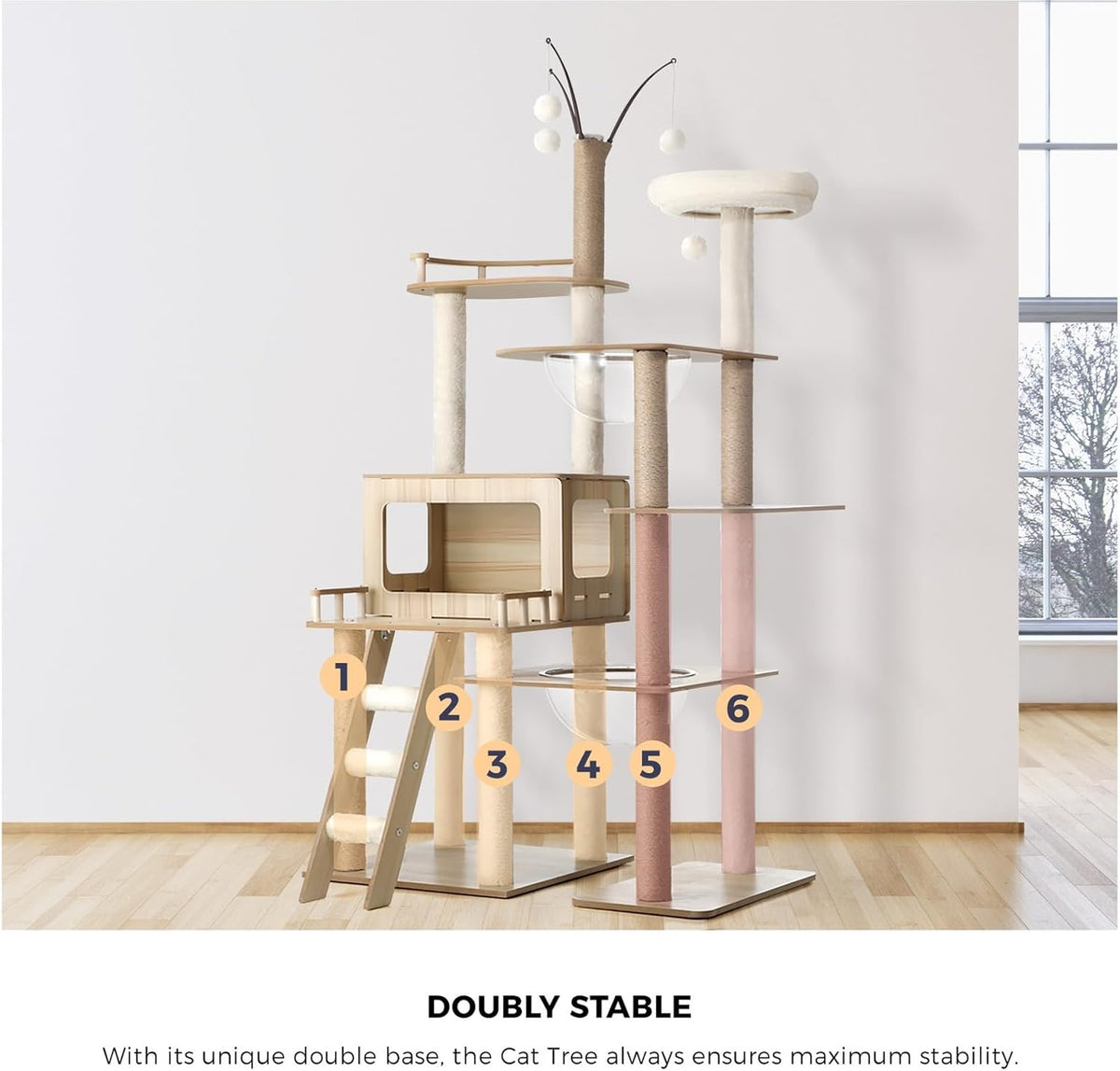 Cat Tower 173Cm Cat Tree Indoor Scratching Post