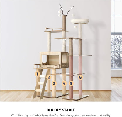 Cat Tower 173Cm Cat Tree Indoor Scratching Post