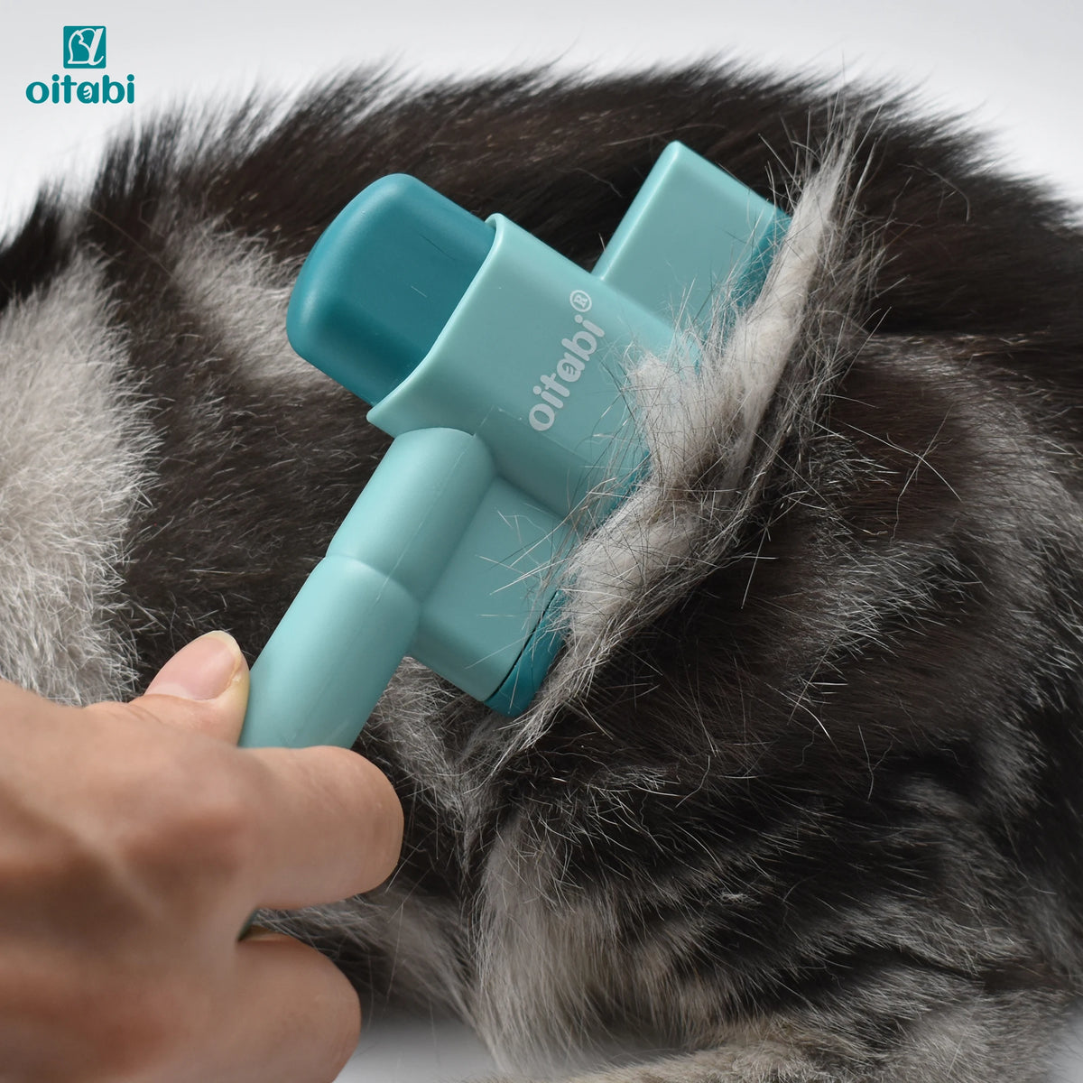 1/2PCS Flea Comb for Dogs and Cats with Release Button Fine Tooth Dog Comb for Pet Hair Removal, Cleaning Remove Fleas Eg
