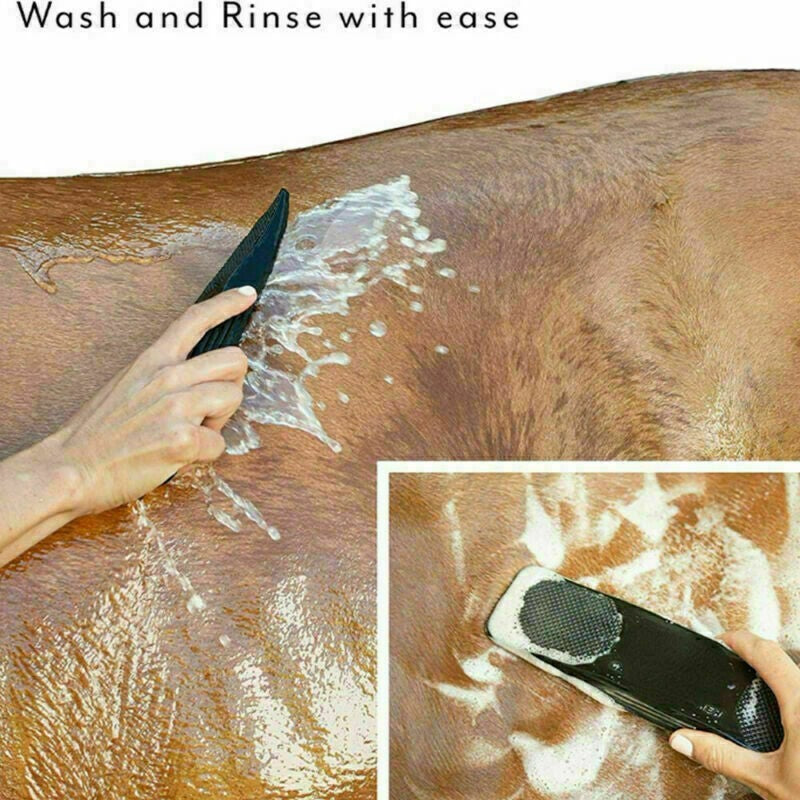 Pet Grooming Brush 6-In-1 Horse Dog Shedding Massage Deshedding Comb Kit Neat AU