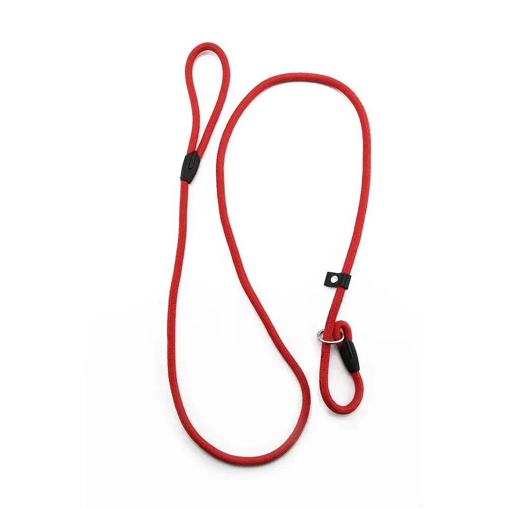 Nylon Pet Leash Dog Slip Rope Leash 130Cm Dog Training Leash Strong Slip Adjustable Pet Slipknot Nylon Leash for Dogs