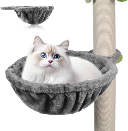 Cat Tree Hammock Replacement Large Deep Basket Cat Tree Hanging Basket with Soft Fabric Indoor Accessory for Resting Napping and Play