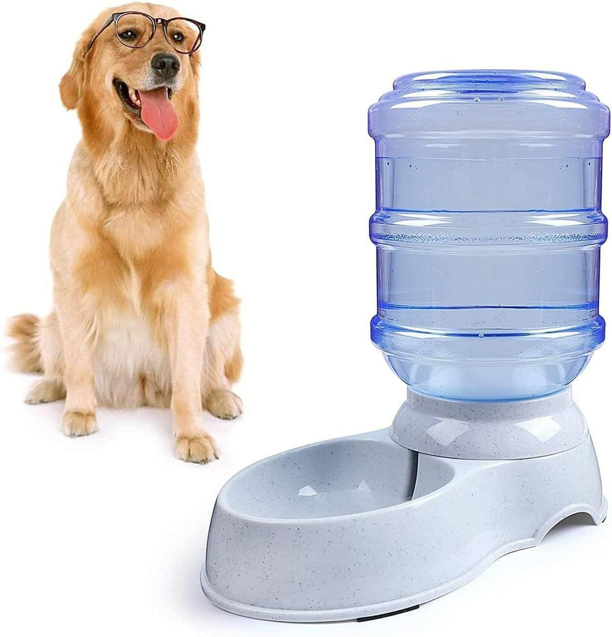 Automatic Pet Water Dispenser 3.8L Large Capacity Self-Dispensing Gravity Pet Feeder Waterer Cat Dog Feeding Bowl Drinking Water/Automatic Feeding Pet Supplies